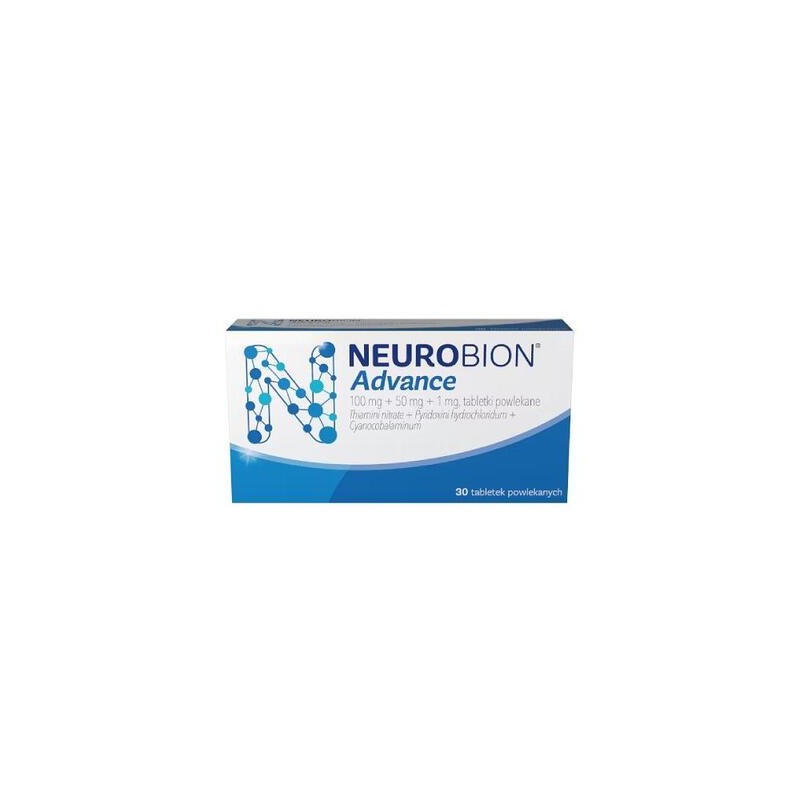 Neurobion Advance 100 Mg 50 Mg 1 Mg 30 Tabletek Powlekanych