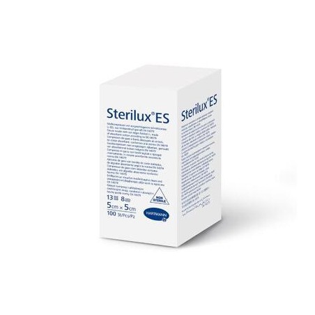 Sterilux ES Kompresy z gazy niejałowej 13 nitkowe 8 warstwowe 5cm x