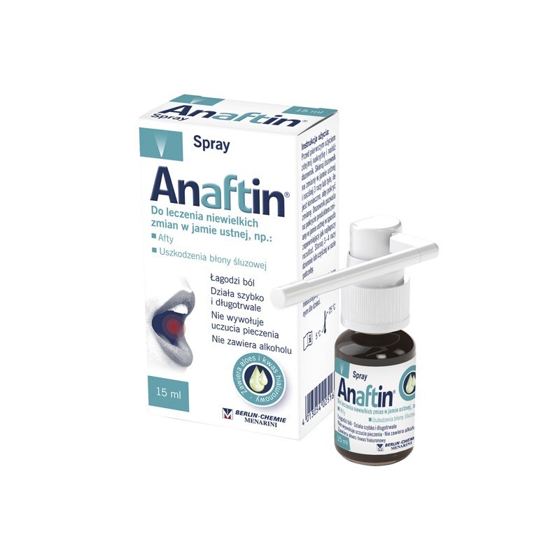 Anaftin Spray Na Afty 15 Ml Apteka Moderna