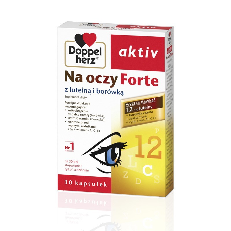 Doppelherz Aktiv Na oczy Forte 30 kapsułek Apteka Moderna