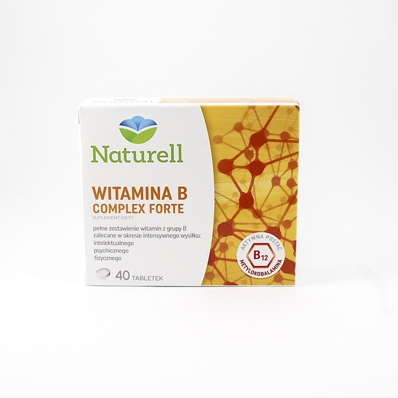 Naturell Witamina B Complex Forte, 40 Tabletek | Apteka Moderna