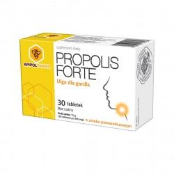 Propolis forte o smaku pomarańczowym 30 tabletek