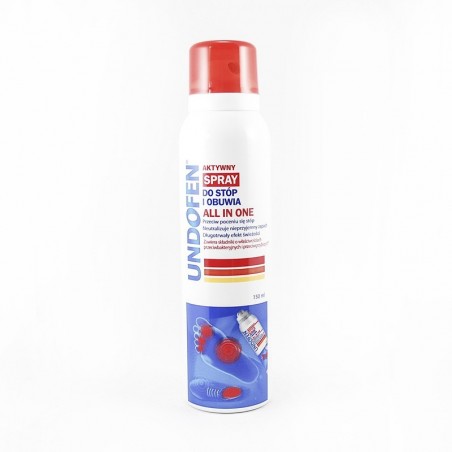  Undofen spray o właściwościach przeciwgrzybiczych do stóp i obuwia all in one, 150 ml 