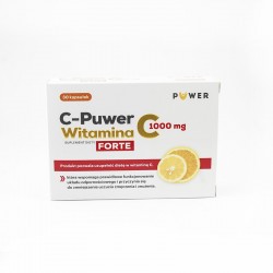 C-Puwer witamina C forte 1000 mg, 30 kapsułek