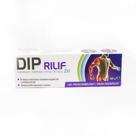  DIP Rilif żel (50 mg + 30 mg)/g, 100 g 