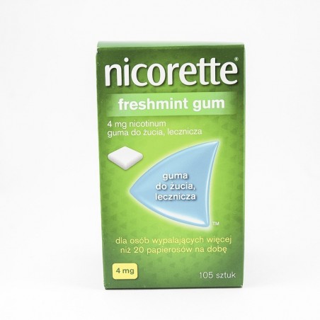  Nicorette Freshmint guma do żucia 4 mg, 105 sztuk 