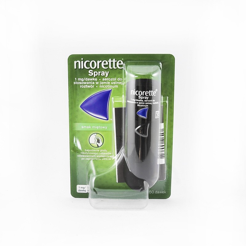 Nicorette Spray aerozol do stosowania w jamie ustnej 1 mg/dawka, 150 dawek 