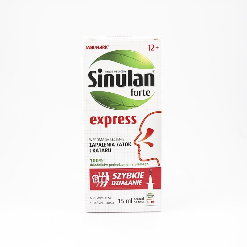 Sinulan Express forte aerozol do nosa 15 ml 