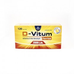 D-vitum Forte 2000 jm, 120 kapsułek