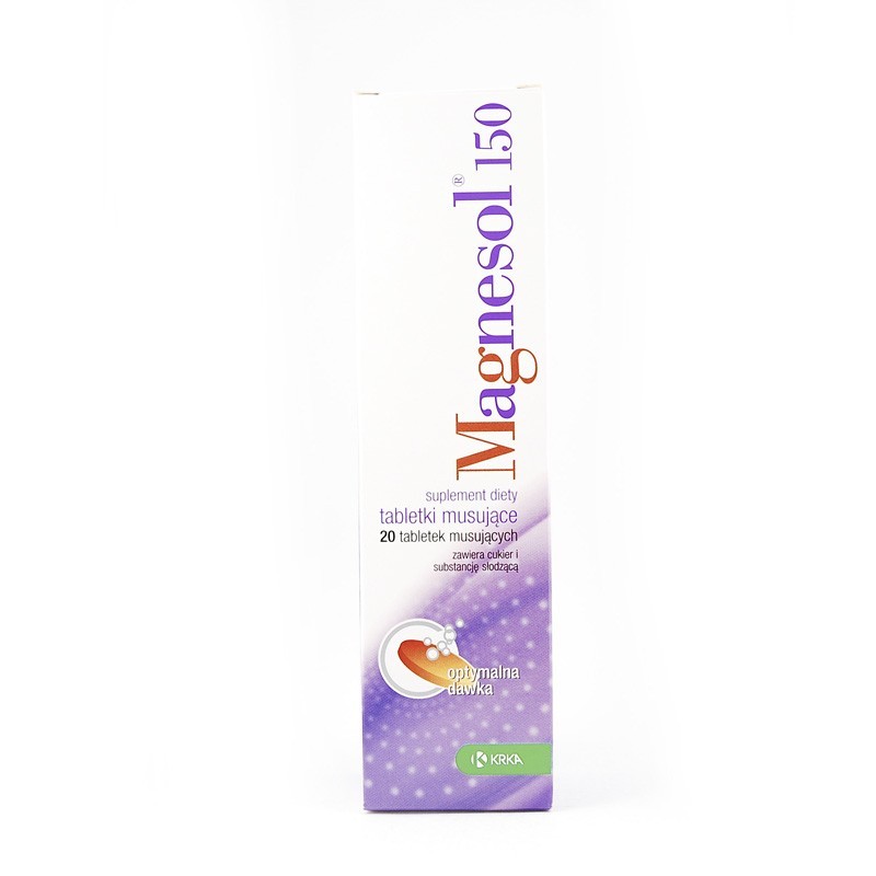 Magnesol 150 20 tabletek musujących 