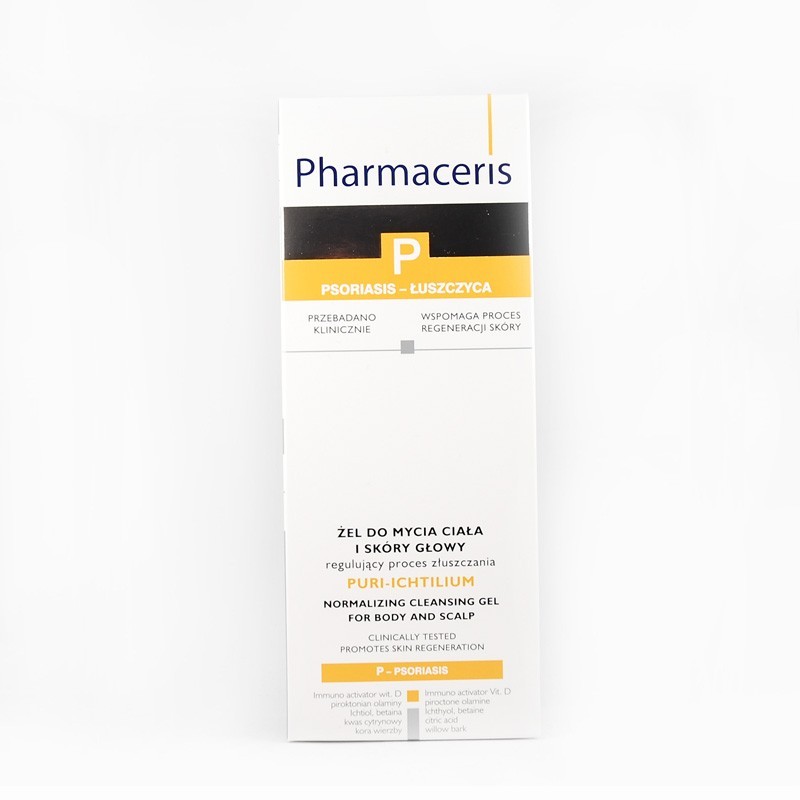 Pharmaceris P Puri - ichtilium żel do mycia ciała i skóry głowy 250 ml 