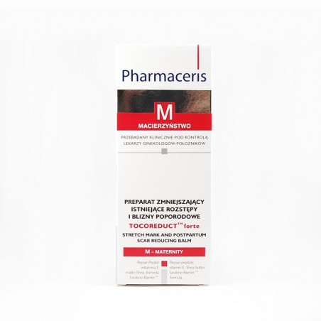  Pharmaceris M Tocoreduct Forte, preparat zmniejszający istniejące rozstępy i blizny poporodowe, 75 ml 