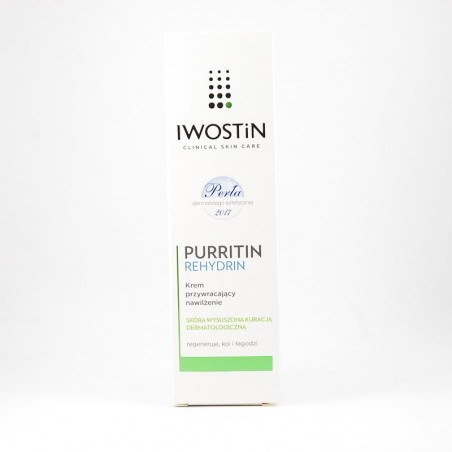  Iwostin Purritin rehydrin krem przywracający nawilżenie, 40 ml 