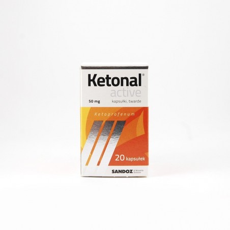  Ketonal Active 50 mg, 20 kapsułek 