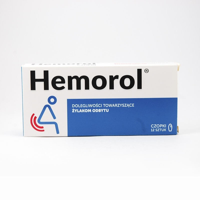 Hemorol 12 czopków doodbytniczych 