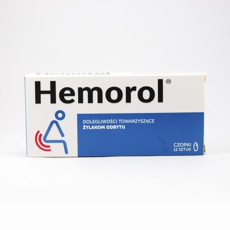 Hemorol 12 czopków doodbytniczych