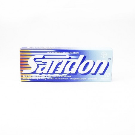 Saridon 250 mg + 150 mg + 50 mg, 20 tabletek