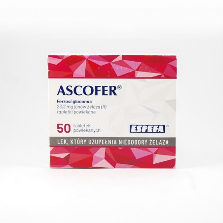  Ascofer 50 drażetek 