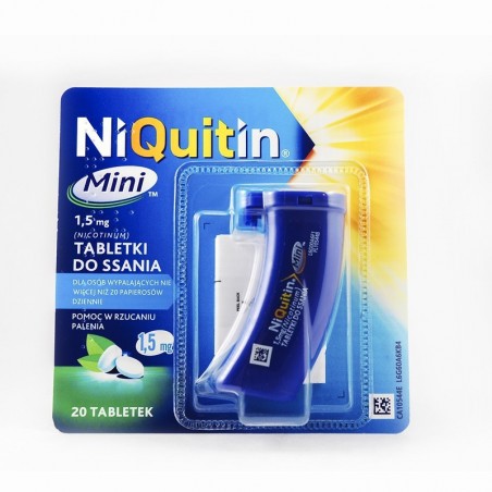 Niquitin Mini 1,5 mg, 20 tabletek do ssania