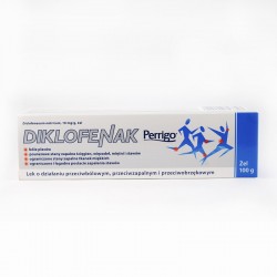 Diklofenak Perrigo 10 mg/g, 100 g