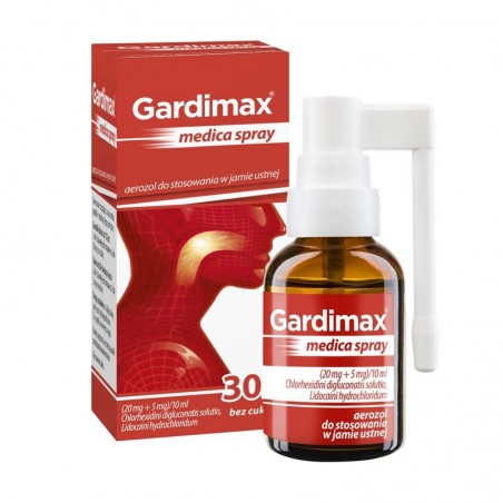  Gardimax Medica spray (20 mg + 5 mg)/ 10 ml, 30 ml 