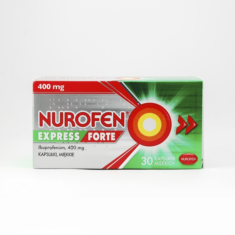 Nurofen Express forte 400 mg, 30 kapsułek 