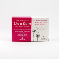 Lirra Gem 5 mg, 7 tabletek