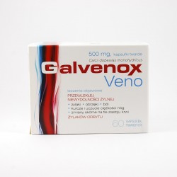 Galvenox Veno 500 mg, 60 kapsułek