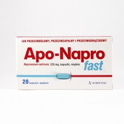 Apo-Napro Fast 220 mg, 20 kapsułek