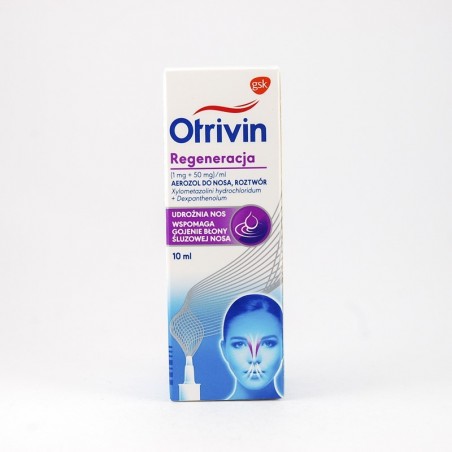  Otrivin Regeneracja aerozol do nosa (1 mg + 50 mg)/ ml, 10 ml 