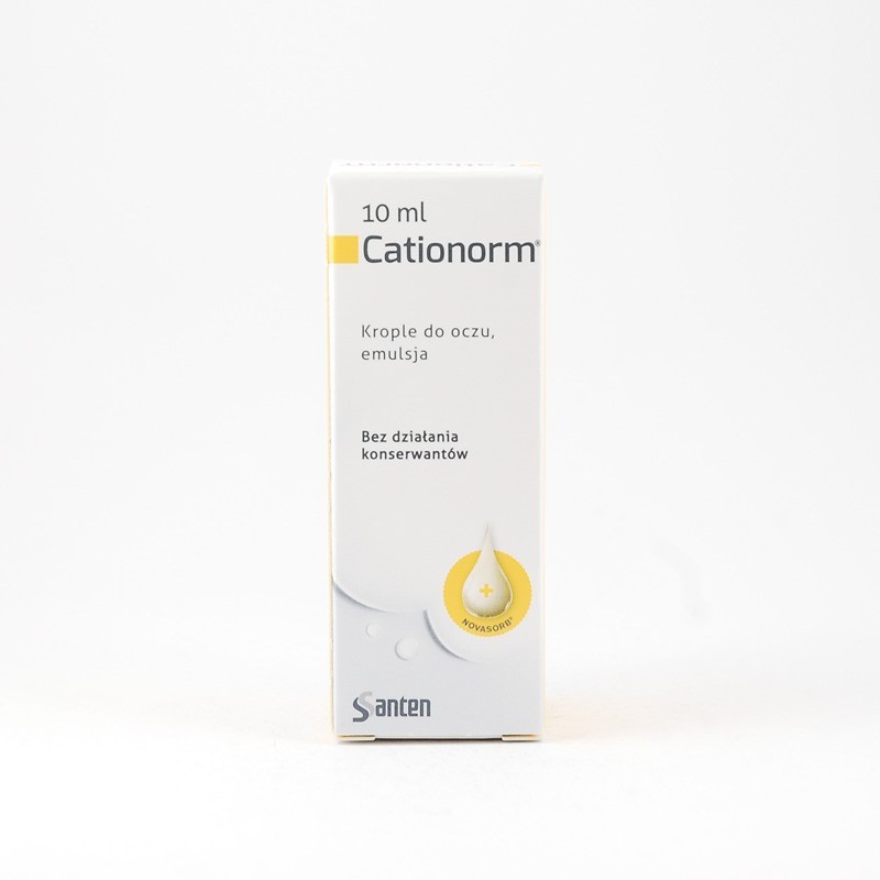 Cationorm nawilżające krople do oczu 10 ml 