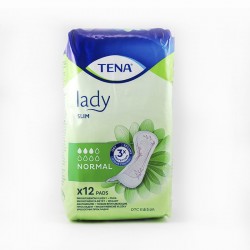 Wkładki anatomiczne Tena Lady Slim normal 12 sztuk