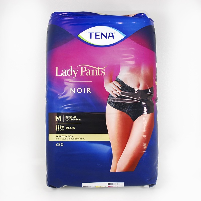 Majtki chłonne Tena Lady Pants Plus Noir, rozmiar M, 30 szt. 