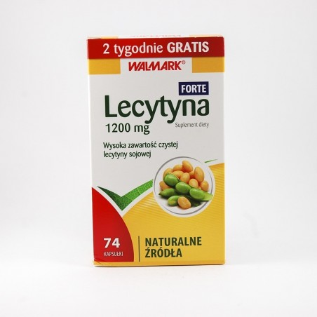 Lecytyna 1200 mg Forte, 74 kapsułki