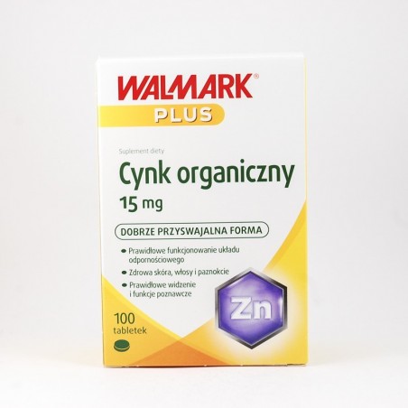 Cynk 15 mg, 100 tabletek