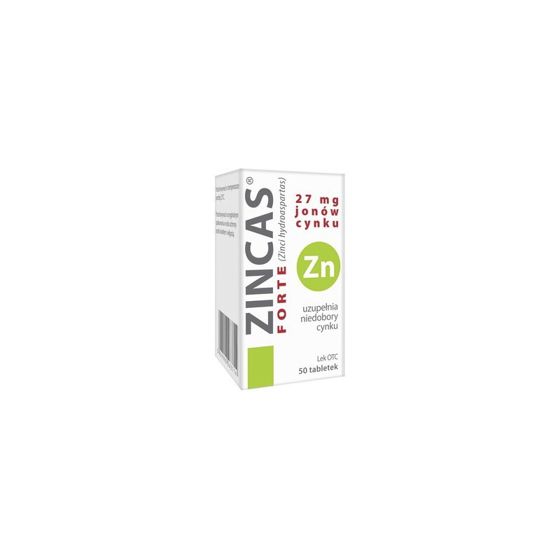 Zincas forte 26 mg Zn2+, 50 tabletek 