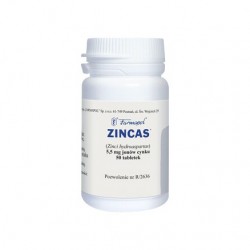 Zincas 5,5 mg Zn2+, 50 tabletek