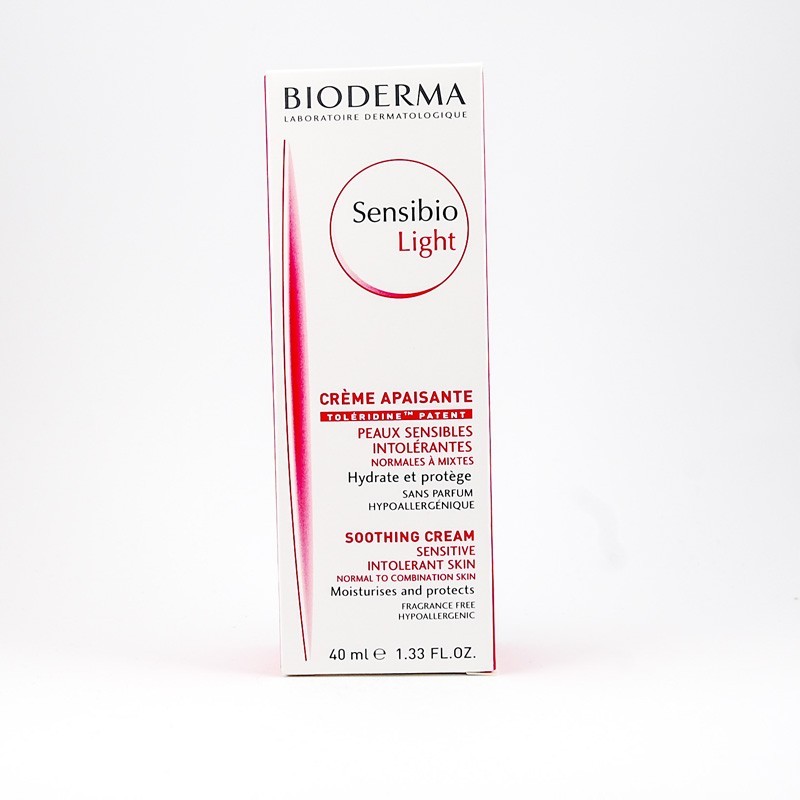Bioderma Sensibio light krem łagodzący o lekkiej konsystensji do skóry wrażliwej 40 ml 