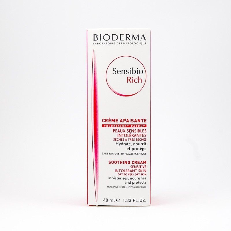 Bioderma Sensibio rich krem łagodzący bogata konsystencja do skóry wrażliwej 40 ml 
