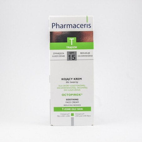 Pharmaceris T Octopirox krem kojący do twarzy SPF 15, 30 ml