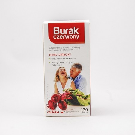  Burak czerwony 120 tabletek 