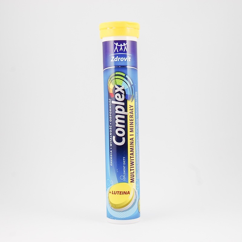 Zdrovit Complex multiwitamina i minerały + luteina 24 tabletki musujące 