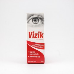 Vizik krople do oczu na podrażnione i zaczerwienione oczy 10 ml
