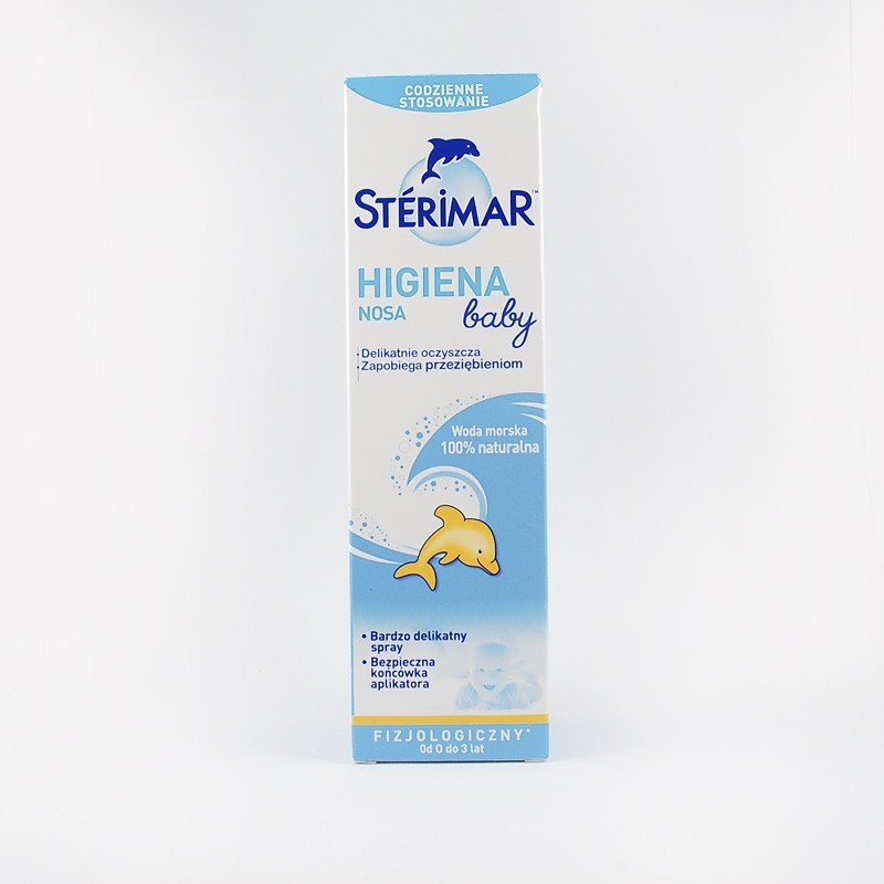 Sterimar Baby Higiena Nosa, spray fizjologiczny do nosa od 0 do 3 lat, 100 ml 