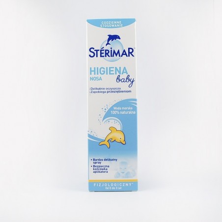  Sterimar Baby Higiena Nosa, spray fizjologiczny do nosa od 0 do 3 lat, 100 ml 