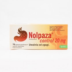 Nolpaza control 20 mg, 14 tabletek