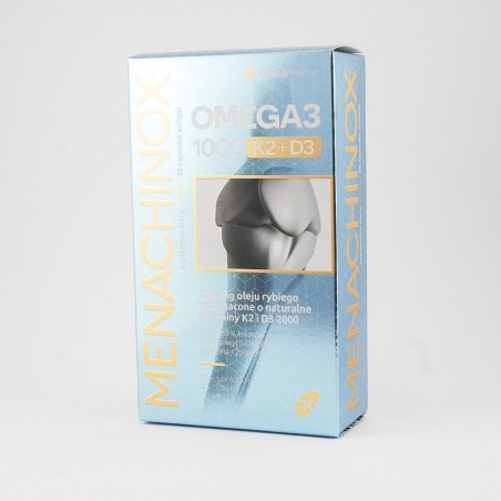 Menachinox Omega-3 K2 + D3, 30 kapsułek