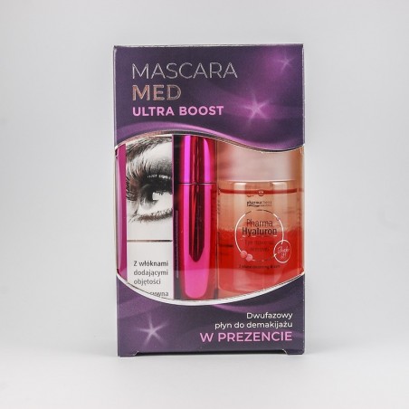 Mascara Med ultra boost 10 ml + płyn do demakijażu 50 ml