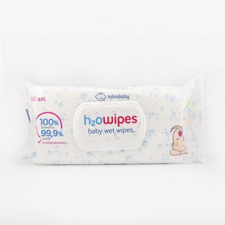 Lab4Baby H20 chusteczki nawilżane 60 sztuk