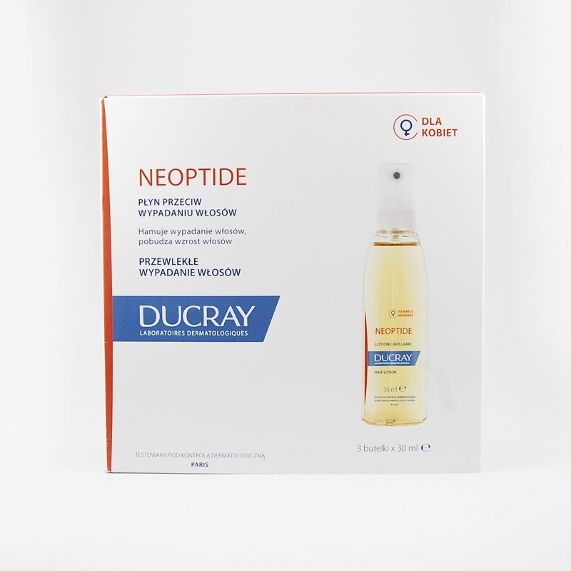 Ducaray Neoptide płyn przeciw wypadaniu włosów 3 x 30 ml 